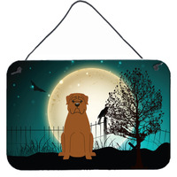 "Caroline's Treasures Halloween Scary Dogue de Bourdeaux Wall or Door Hanging Prints BB2263DS812, 8"" x 12"""