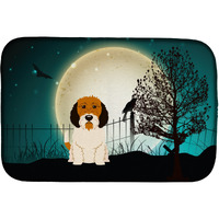 "Caroline's Treasures BB2269DDM Dish Drying Mat, 14"" x 21"", Halloween"
