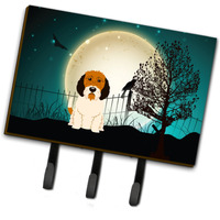 "Caroline's Treasures Halloween Scary Petit Basset Griffon Veenden Leash or Key Holder BB2269TH68, Triple, Multicolor"