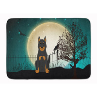 "Caroline's Treasures Halloween Scary Beauce Shepherd Dog Floor Mat, 19"" x 27"", Multicolor"