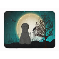 "Caroline's Treasures Halloween Scary Briard Black Floor Mat, 19"" x 27"", Multicolor"