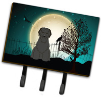 "Caroline's Treasures Halloween Scary Briard Black Leash or Key Holder BB2271TH68, Triple"