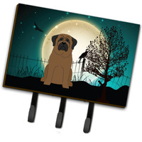 "Caroline's Treasures Halloween Scary Bullmastiff Leash or Key Holder BB2274TH68, Triple"