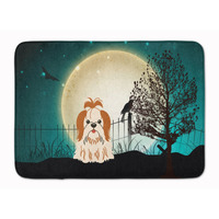 "Caroline's Treasures Halloween Scary Shih Tzu Red White, 19"" x 27"", Multicolor"