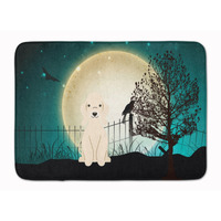 "Caroline's Treasures Halloween Bedlington Terrier Sandy Floor Mat, 19"" x 27"", Multicolor"