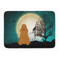 "Caroline's Treasures Halloween Scary Cocker Spaniel Red Floor Mat, 19"" x 27"", Multicolor"