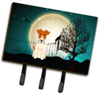 "Caroline's Treasures Halloween Scary Wire Fox Terrier Leash or Key Holder BB2291TH68, Triple"