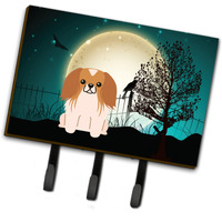 "Caroline's Treasures Halloween Scary Pekingnese Red White Leash or Key Holder BB2293TH68, Triple"