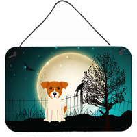 "Caroline's Treasures Halloween Scary Jack Russell Terrier Wall or Door Hanging Prints BB2298DS812, 8"" x 12"""