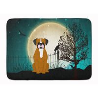 "Caroline's Treasures Halloween Scary Flashy Fawn Boxer Floor Mat, 19"" x 27"", Multicolor"