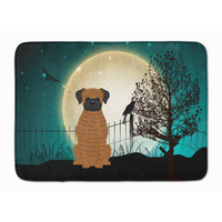 "Caroline's Treasures Halloween Scary Brindle Boxer Floor Mat, 19"" x 27"", Multicolor"