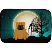 "Caroline's Treasures BB2312DDM Dish Drying Mat, 14 x 21, Halloween"