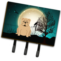 "Caroline's Treasures Halloween Scary English Bulldog Fawn Leash or Key Holder BB2314TH68, Triple"