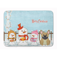 "Caroline's Treasures Merry Christmas French Bulldog Cream, 19"" x 27"", Multicolor"