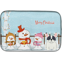 "Caroline's Treasures BB2342DDM Dish Drying Mat, 14"" x 21"", Christmas Carolers"