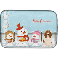 "Caroline's Treasures BB2352DDM Dish Drying Mat, 14"" x 21"", Christmas Carolers"