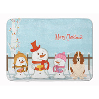 "Caroline's Treasures Merry Christmas Carolers Basset Hound, 19"" x 27"", Multicolor"