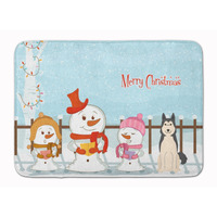"Caroline's Treasures Christmas West Siberian Laika Spitz Floor Mat, 19"" x 27"", Multicolor"