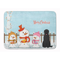 "Caroline's Treasures Merry Christmas Black Russian Terrier Floor Mat, 19"" x 27"", Multicolor"