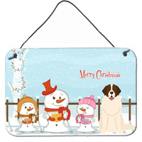 "Caroline's Treasures Christmas Carolers Merry Moscow Watchdog Wall or Door Hanging Prints BB2358DS812, 8"" x 12"""