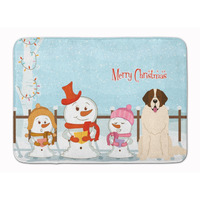 "Caroline's Treasures Merry Christmas Moscow Watchdog Floor Mat, 19"" x 27"", Multicolor"