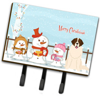 "Caroline's Treasures Christmas Carolers Merry Moscow Watchdog Leash or Key Holder BB2358TH68, Triple"