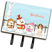 "Caroline's Treasures Christmas Carolers Merry Russian Spaniel Leash or Key Holder BB2362TH68, Triple"