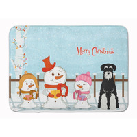 "Caroline's Treasures Christmas Standard Schnauzer Floor Mat, 19"" x 27"", Multicolor"