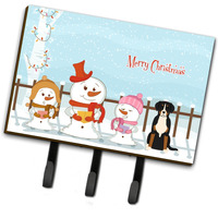 "Caroline's Treasures Merry Christmas Carolers Greater Swiss Mountain Dog Leash or Key Holder BB2368TH68, Triple, Multicolor"