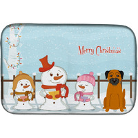 "Caroline's Treasures BB2370DDM Dish Drying Mat, 14"" x 21"", Christmas Carolers"