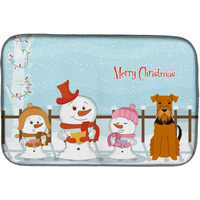 "Caroline's Treasures BB2372DDM Dish Drying Mat, 14"" x 21"", Christmas Carolers"