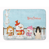 "Caroline's Treasures Merry Christmas Carolers Swiss Hound Floor Mat, 19"" x 27"", Multicolor"