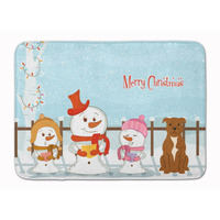 "Caroline's Treasures Christmas Staffordshire Bull Terrier, 19"" x 27"", Multicolor"