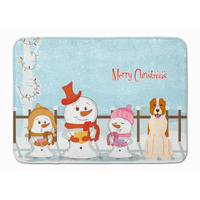 "Caroline's Treasures Christmas Central Asian Shepherd Dog Floor Mat, 19"" x 27"", Multicolor"