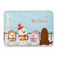 "Caroline's Treasures Merry Christmas Caucasian Shepherd Dog Floor Mat, 19"" x 27"", Multicolor"