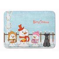 "Caroline's Treasures Christmas Miniature Schanuzer Black, 19"" x 27"", Multicolor"