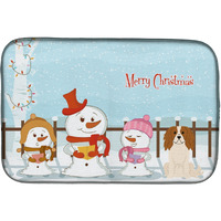 "Caroline's Treasures BB2389DDM Dish Drying Mat, 14"" x 21"", Christmas Carolers"