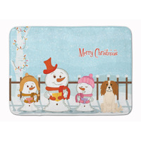 "Caroline's Treasures Merry Christmas Cavalier Spaniel Floor Mat, 19"" x 27"", Multicolor"