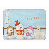 "Caroline's Treasures Christmas Soft Coated Wheaten Terrier Floor Mat, 19"" x 27"", Multicolor"