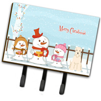 "Caroline's Treasures Christmas Carolers Merry Soft Coated Wheaten Terrier Leash or Key Holder BB2392TH68, Triple"