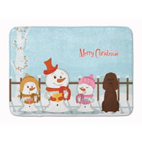 "Caroline's Treasures Merry Christmas Irish Water Spaniel Floor Mat, 19"" x 27"", Multicolor"