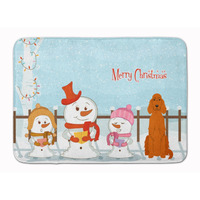 "Caroline's Treasures Merry Christmas Carolers Irish Setter Floor Mat, 19"" x 27"", Multicolor"