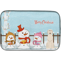 "Caroline's Treasures BB2396DDM Dish Drying Mat, 14"" x 21"", Christmas Carolers"