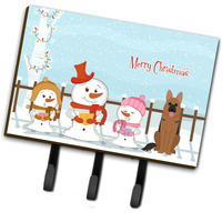 "Caroline's Treasures Christmas Carolers Merry German Shepherd Leash or Key Holder BB2398TH68, Triple"