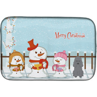 "Caroline's Treasures BB2399DDM Dish Drying Mat, 14"" x 21"", Christmas Carolers"