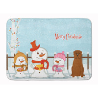 "Caroline's Treasures Christmas Carolers Dogue de Bourdeaux Floor Mat, 19"" x 27"", Multicolor"