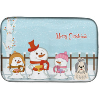 "Caroline's Treasures BB2416DDM Dish Drying Mat, 14"" x 21"", Christmas Carolers"
