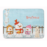 "Caroline's Treasures Christmas Bedlington Terrier Sandy Floor Mat, 19"" x 27"", Multicolor"