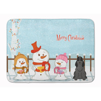 "Caroline's Treasures Merry Christmas Cocker Spaniel Black Floor Mat, 19"" x 27"", Multicolor"