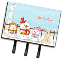 "Caroline's Treasures Merry Christmas Carolers Cocker Spaniel Buff Leash or Key Holder BB2425TH68, Triple, Multicolor"